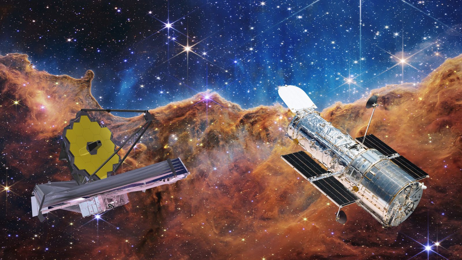Hubble versus jwst